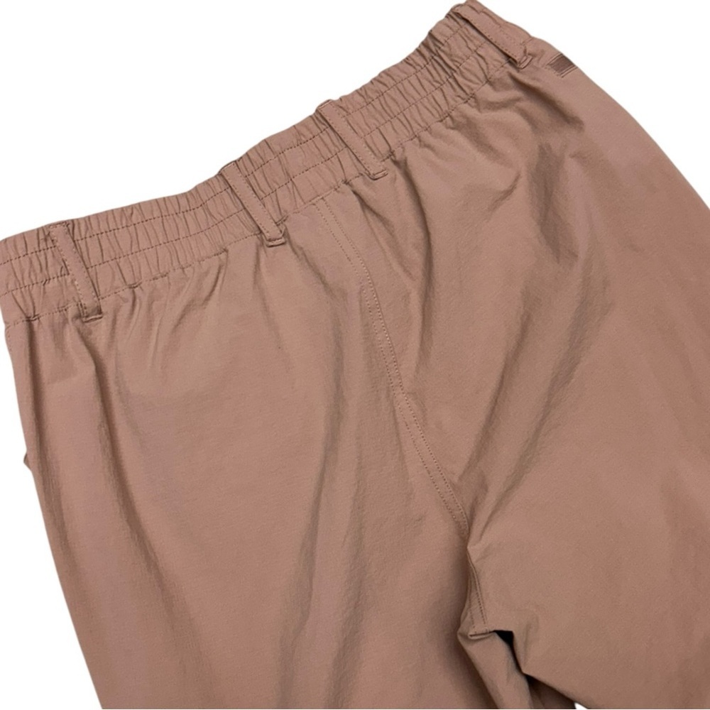 Mono B Cargo Pants Women Small Brown Utility Wide Leg Stretch Waist Athleisure - Picture 5 of 10